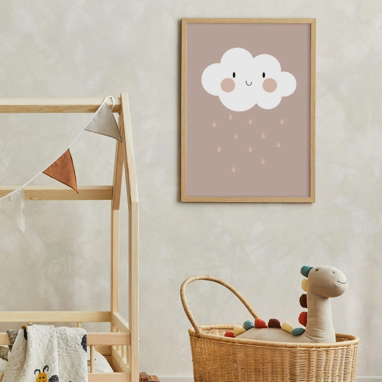 chmurka - boho | plakat. plakat dla dzieci. dekoracje pokoju
