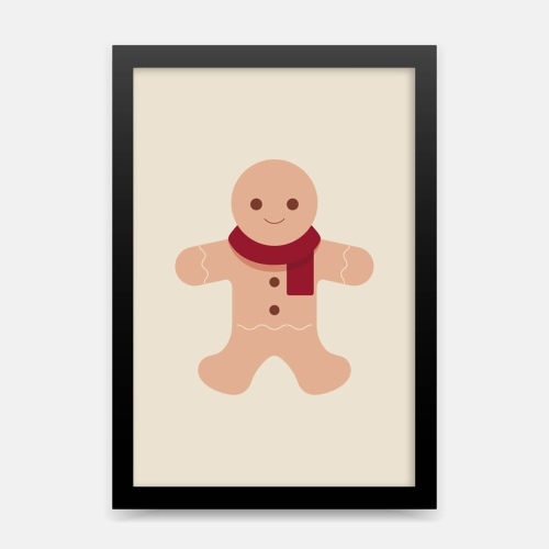 plakat świąteczny / plakat na boże narodzenie / plakat ciastek
