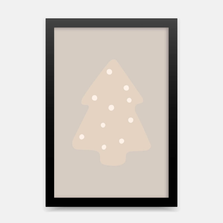 plakat świąteczny / plakat na boże narodzenie / plakat choinka