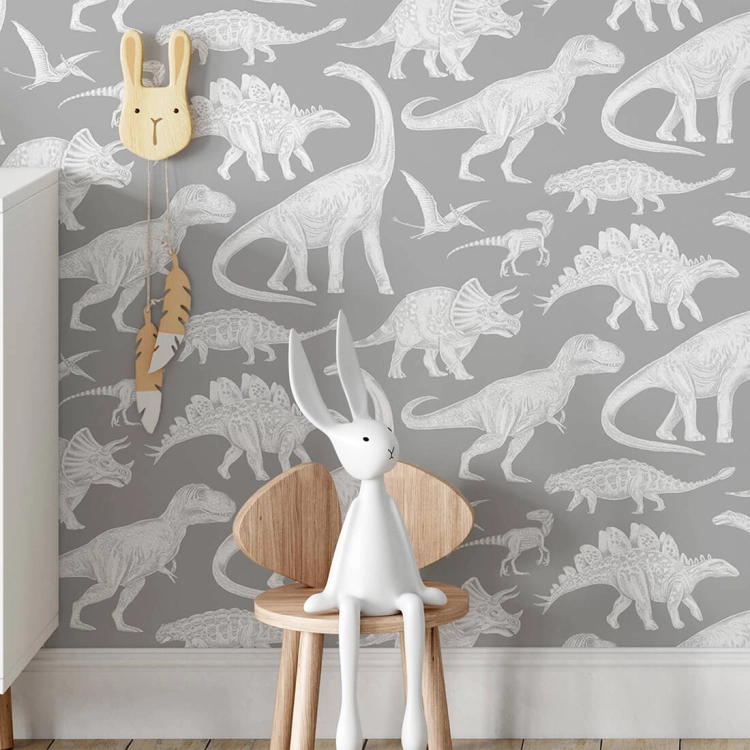 tapeta dinozaury / tapeta z dinozaurami / tapeta dla dzieci / tapeta pastelowe love