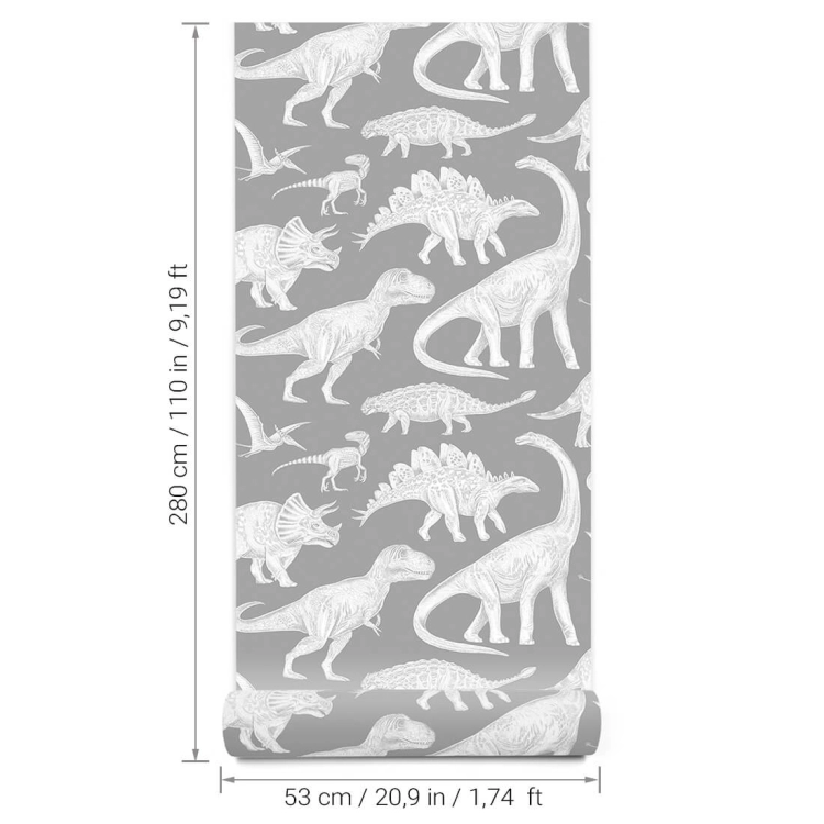 tapeta dinozaury / tapeta z dinozaurami / tapeta dla dzieci / tapeta pastelowe love