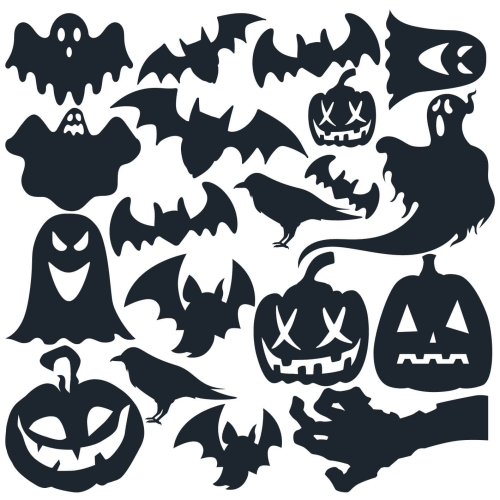 naklejki halloween / halloween dekoracje / dekoracje na halloween