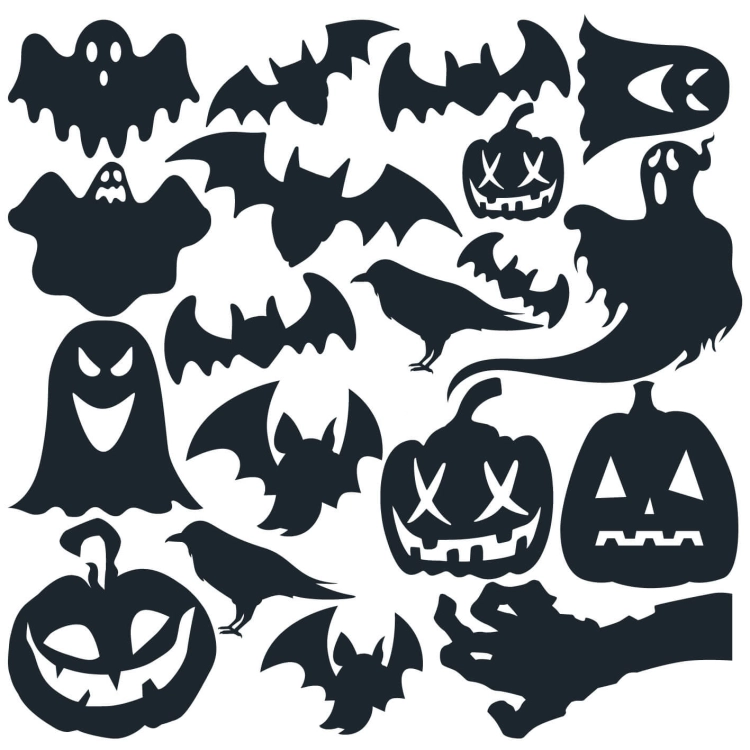 naklejki halloween / halloween dekoracje / dekoracje na halloween
