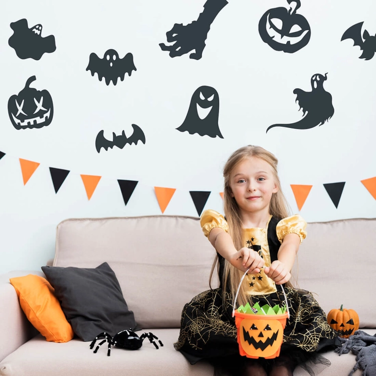 naklejki halloween / halloween dekoracje / dekoracje na halloween