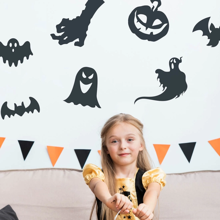naklejki halloween / halloween dekoracje / dekoracje na halloween