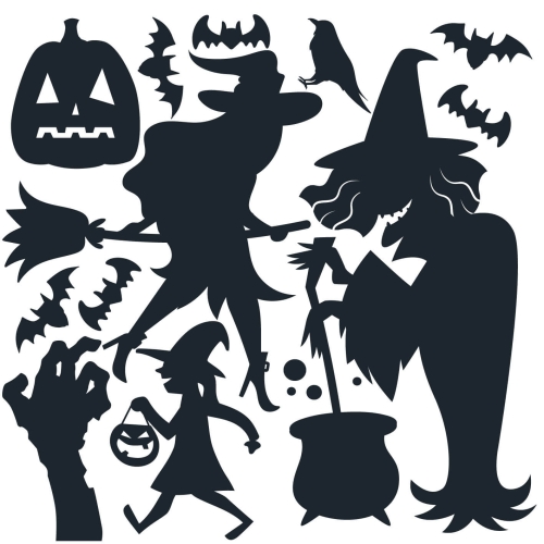 naklejki halloween / halloween dekoracje / dekoracje na halloween