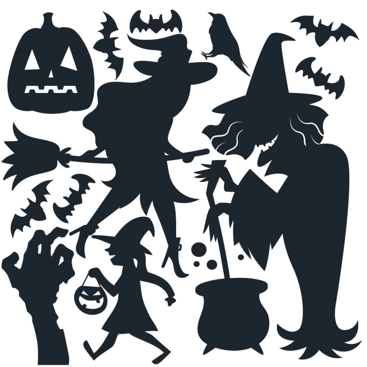 naklejki halloween / halloween dekoracje / dekoracje na halloween