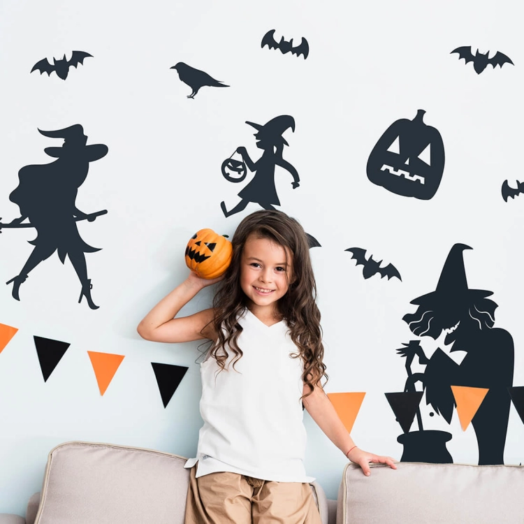 naklejki halloween / halloween dekoracje / dekoracje na halloween