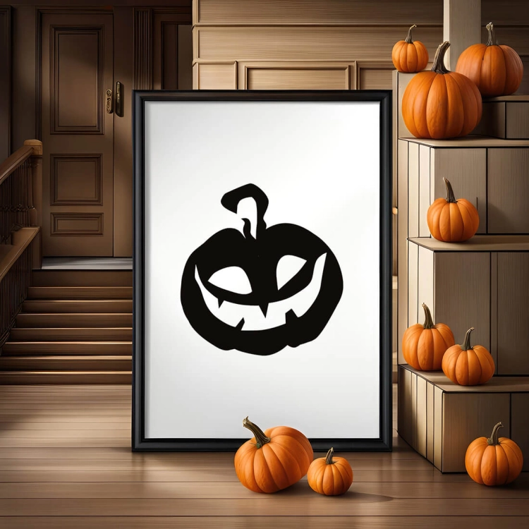 plakat halloween / halloween dekoracje / dekoracje na halloween