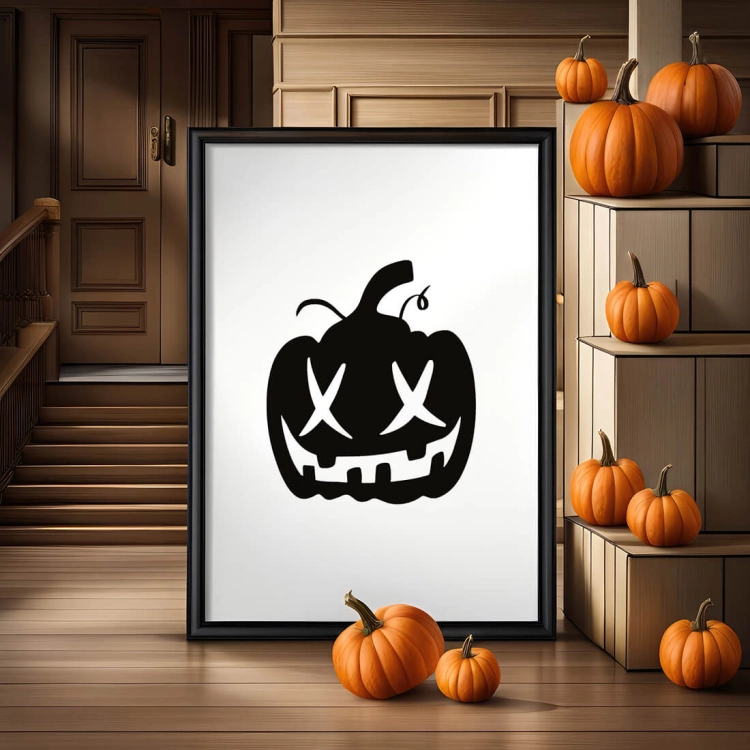 plakat halloween / halloween dekoracje / dekoracje na halloween