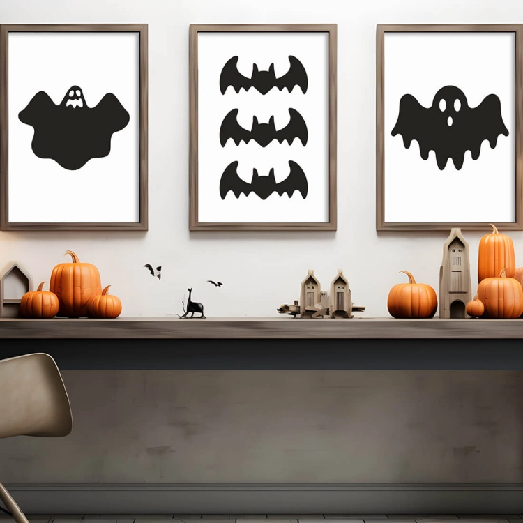 plakat halloween / halloween dekoracje / dekoracje na halloween