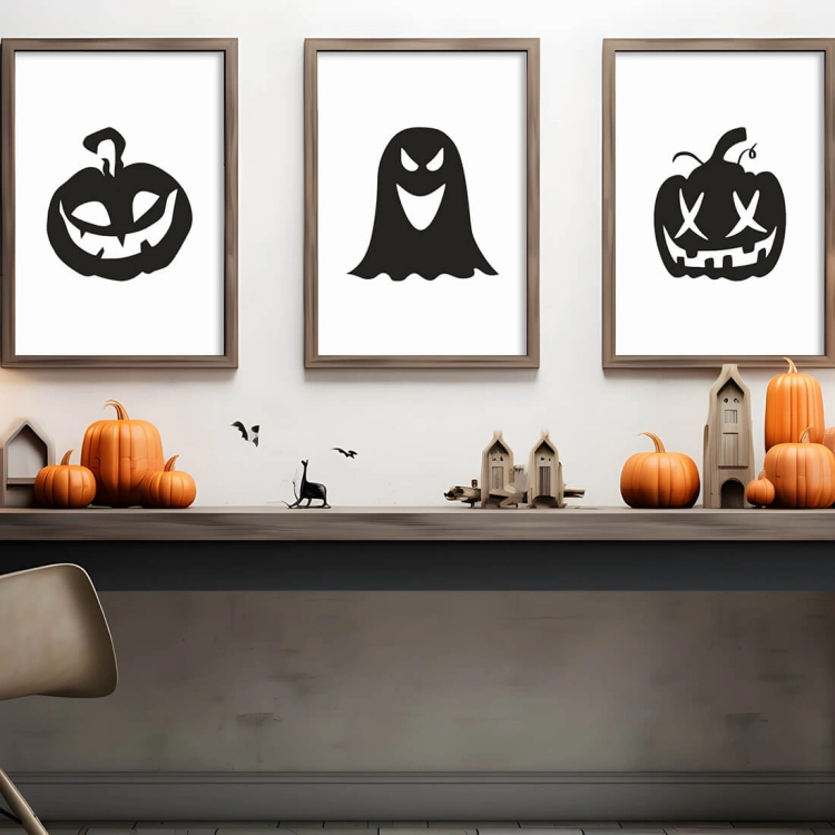 plakat halloween / halloween dekoracje / dekoracje na halloween