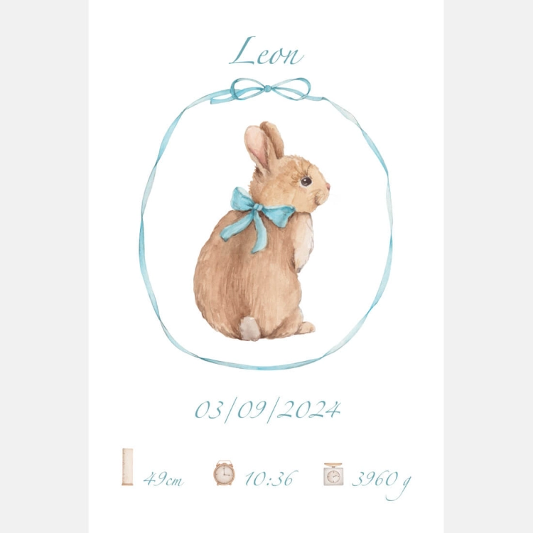 metryczka dla dziecka / metryczka dla chłopca / personalizowana metryczka