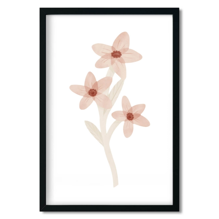 plakat dla dzieci z kwiatem / plakat dla dzieci kwiaty / plakat  dla dzieci / plakat do pokoju dziecka