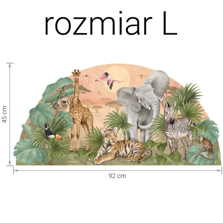 naklejka safari / naklejki na ścianę / naklejki dla dzieci