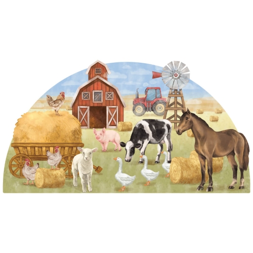 naklejka farma / naklejka ze zwierzętami / naklejka na ścianę
