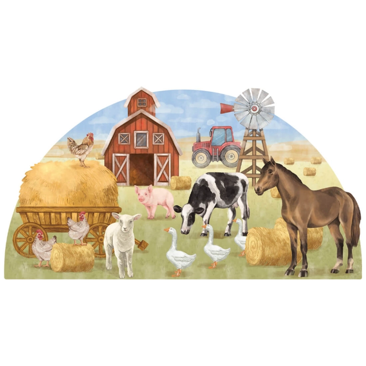 naklejka farma / naklejka ze zwierzętami / naklejka na ścianę
