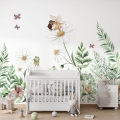 tapeta dla dzieci | fairy garden 