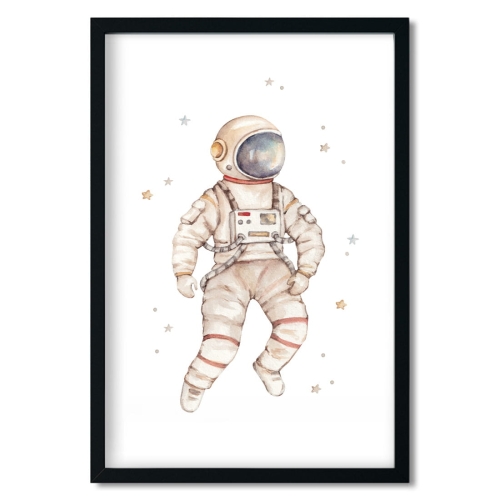 plakat dla dzieci astronauta/ plakat dla dzieci kosmos  / plakat  dla dzieci / plakat do pokoju dziecka