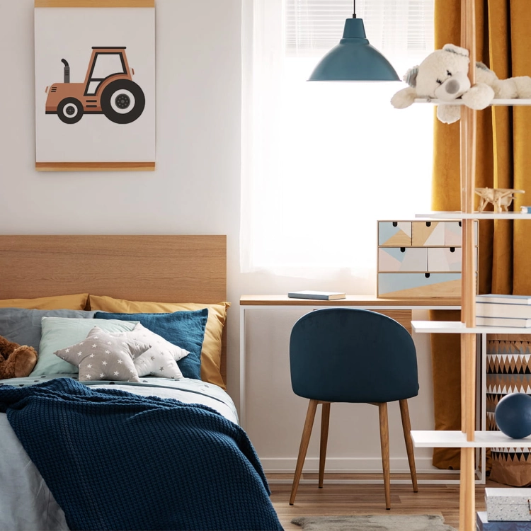 plakaty dla dzieci  traktor boho / plakaty pojazdy budowlane / plakaty dla dzieci boho