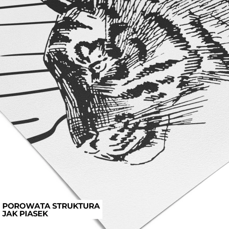 tapeta safari ze zwierzętami czarno-biała / tapety dla dzieci ze zwierzętami / tapety pastelowe love
