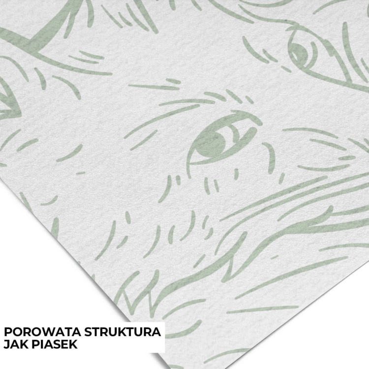 tapeta monochromatyczna las zielona / tapeta leśne zwierzęta / tapety pastelowe love