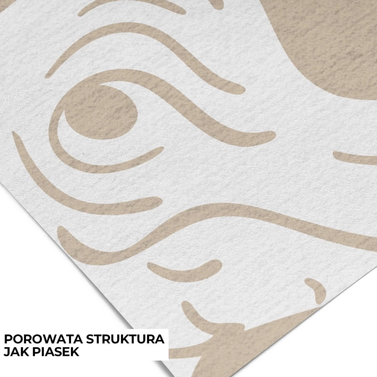 tapeta monochromatyczna dinozaury brązowa / tapeta dinozaury / tapety pastelowe love