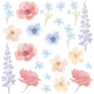 naklejki | wiosenny ogród zestaw II