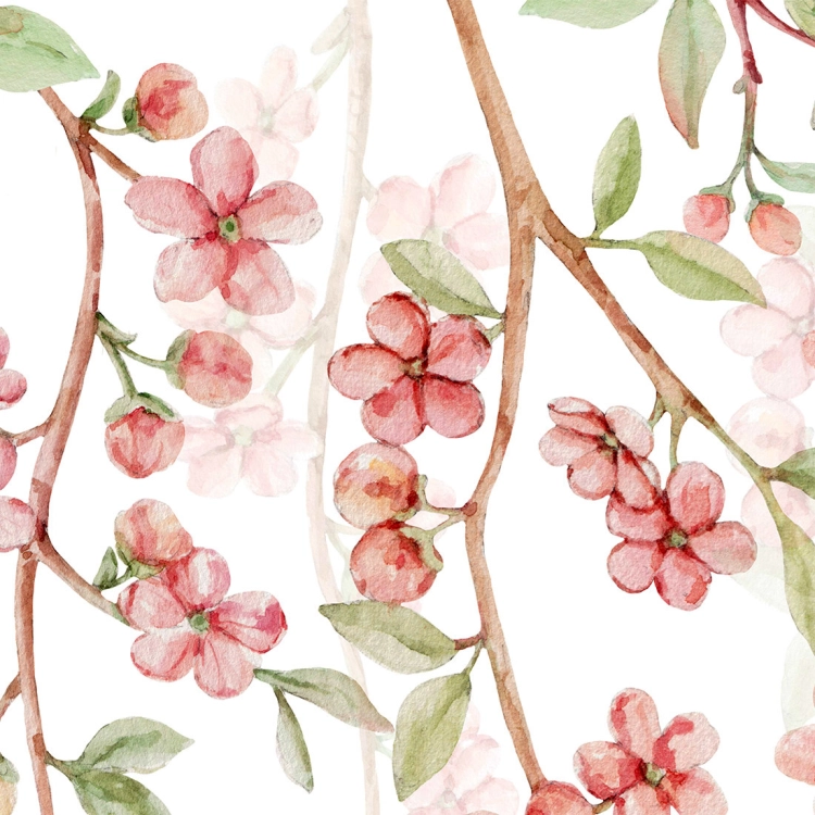 tapeta sakura / tapeta kwiatowa / tapety dla dzieci / tapety pastelowe love