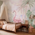 tapeta dla dzieci | flamingi
