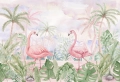 tapeta dla dzieci | flamingi