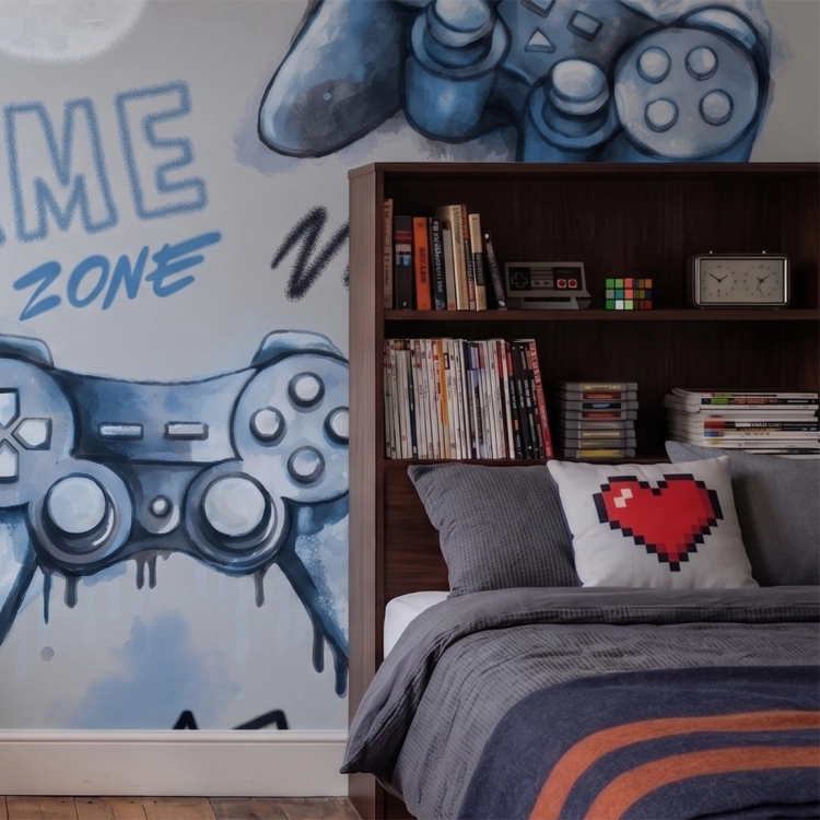 tapeta dla dzieci gaming / tapeta dla dzieci / pastelowe love
