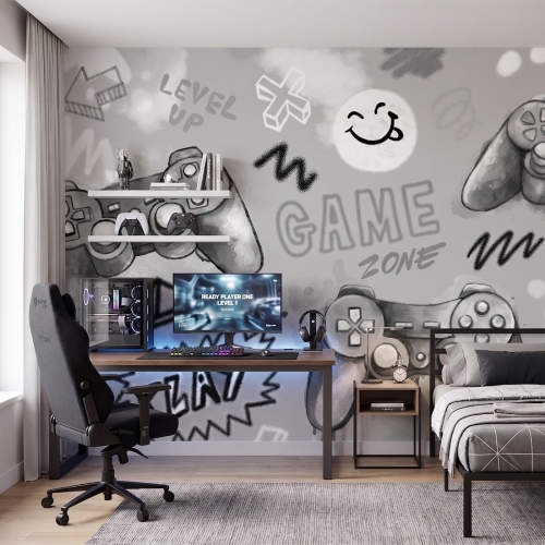 tapeta dla dzieci / tapeta gaming / tapety pastelowe love