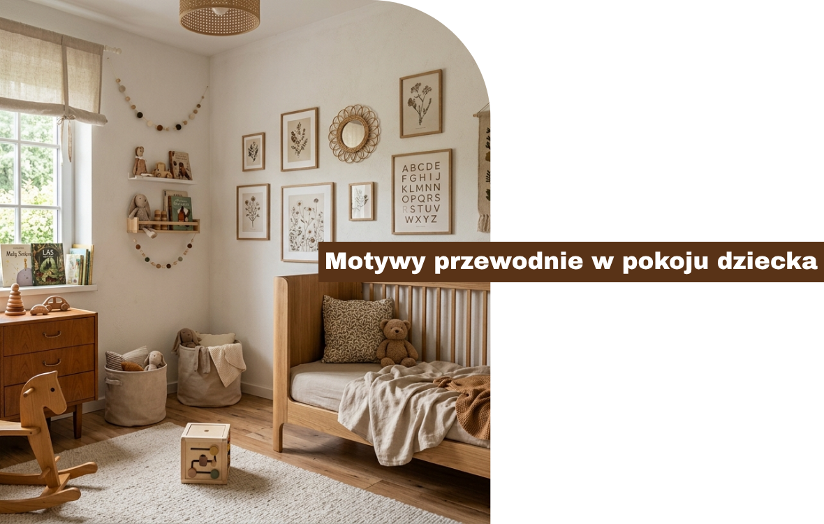 Motywy przewodnie w pokoju dziecka, które rozwijają wyobraźnię